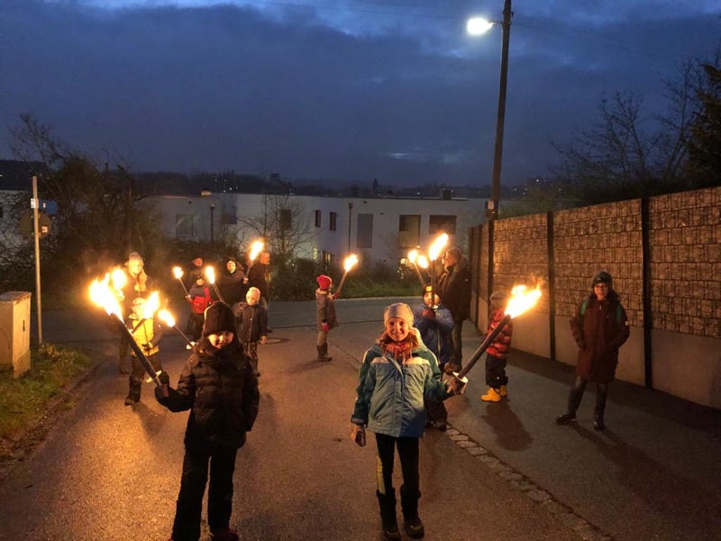 Jugend Fackelwanderung